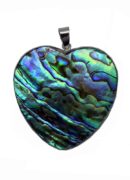 Pendant Heart Abalone Shell