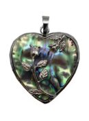 Pendant Heart Abalone Shell