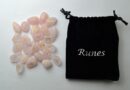 Rune Stone Rose Quartz 24pcs In Pouch