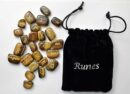 Rune Stone Tiger Eye 24pcs In Pouch.