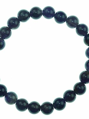 Bracelet Beaded Amethyst 8mm