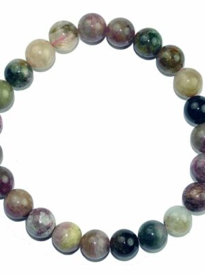 Bracelet Beaded Tourmaline 8mm