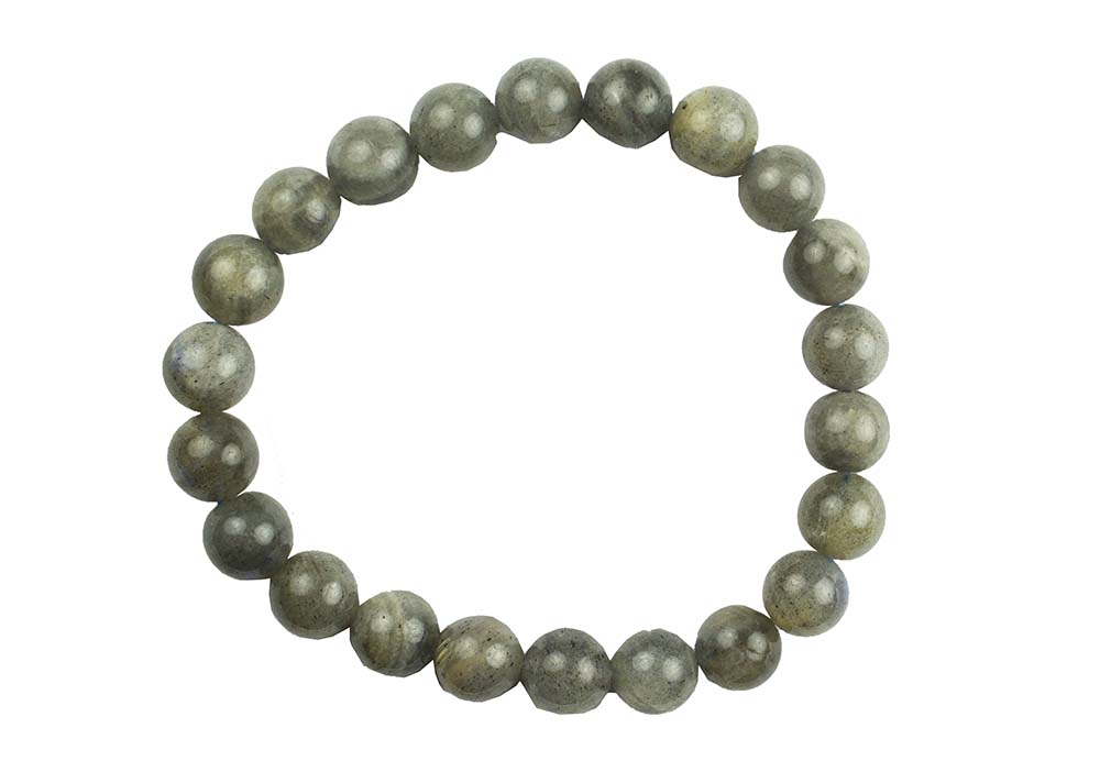 Bracelet Beaded Labradorite 8m