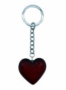 Keyring Heart Red 40mm