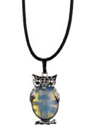 Necklace Owl Opalite