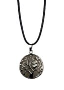 Necklace Owl On Tree Rose Qtz