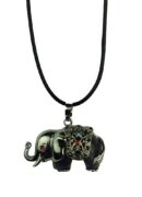 Pendant Elephant Amethyst