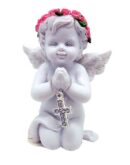 Cherub With Cross Praying