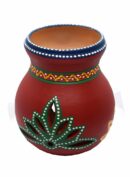 Oil Burner Clay Red Floral