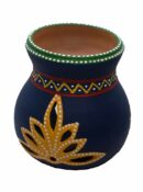 Oil Burner Clay Blue Floral
