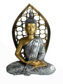 Buddha In Front Of Leaf