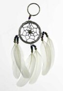 Dream Catcher Keyring Silver