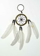 Dream Catcher Keyring Gold