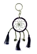 Dream Catcher Keyring Purple