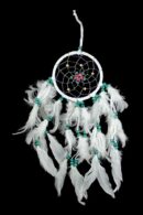 Dream Catcher White With Beads