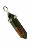 Pendant Fixed Wand Unakite