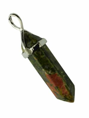 Pendant Fixed Wand Unakite