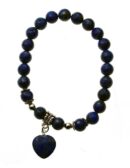Bracelet Lapis With Heart 8mm