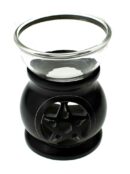 Oil Burner Soapstone Pentagram