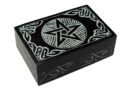 Soapstone Box Pentagram Black