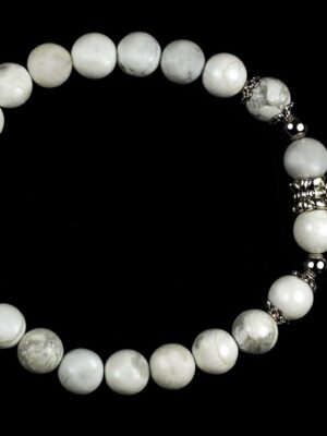 Bracelet  Howlite Wing