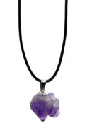 Necklace Amethyst Rough Stone
