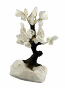 Stone Clear Quartz Tree