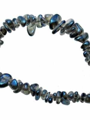 Bracelet Rounded Chip Blue Aura