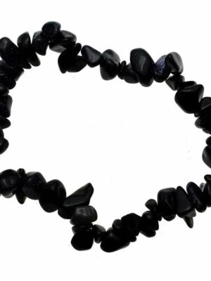 Bracelet Chip Blue Goldstone 7 Inch