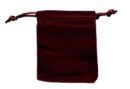 Pouch Velvet Red L9XW6cm 6pcs