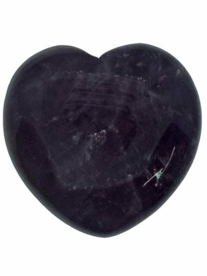Stone Heart Amethyst 30x30x15mm