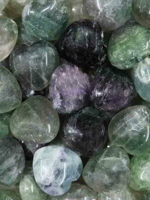 Heart Fluorite 30x30x15mm