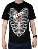 T-Shirt Love Heart Glow In The Dark (Various Sizes)