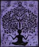 Bedspread Double Yoga Man Tree