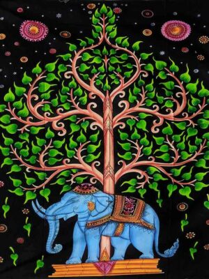 Bedspread Double Elephant Tree