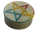 Soapstone Box 3" Pentagram