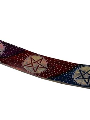 Soapstone Incense Tray Pentagram