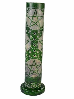 Soapstone Incense Holder Pentagram