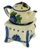Oil Burner Ceramic Teapot