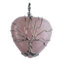 Pendant Heart Shape Tree of Life