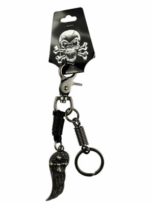 Keyring Cross on Wing