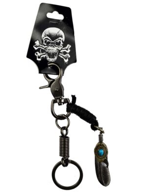 Keyring Turquoise on Wing