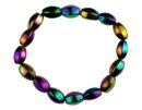 Bracelet Rainbow Magnetic Hematite Rice Shape