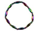 Bracelet Rainbow Magnetic Hematite S Shape