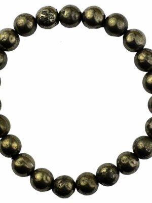 Bracelet Pyrite 8mm Bead