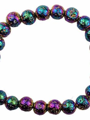 Bracelet Rainbow Plated Bead