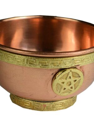 Bowl Copper Pentacle  8cm