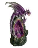 Dragon On Rock LED Purple