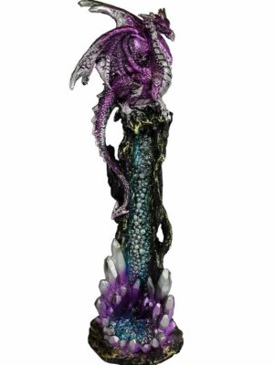 Dragon Incense Holder Purple