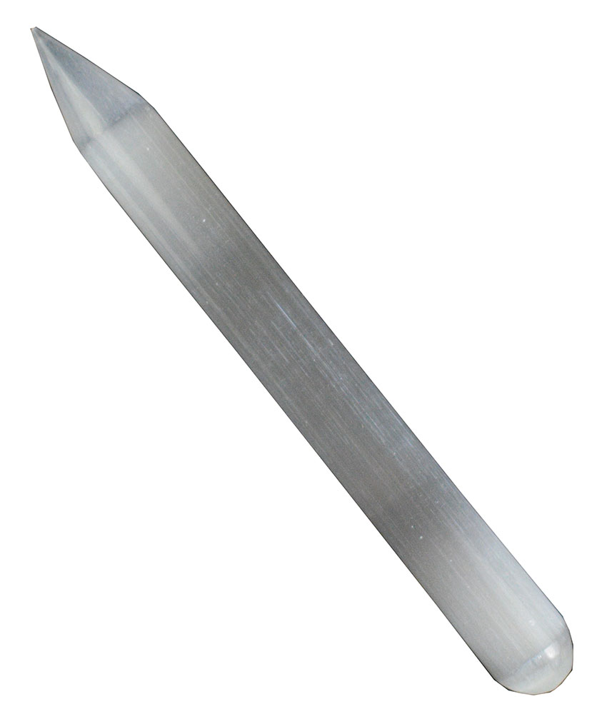 Selenite Wand Stilo 14x5cm